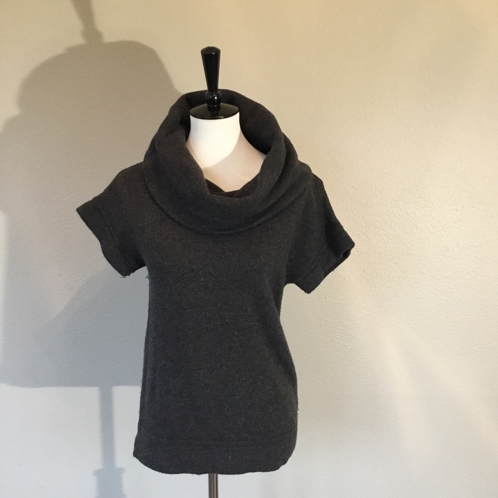 Sweater cowl neck grey